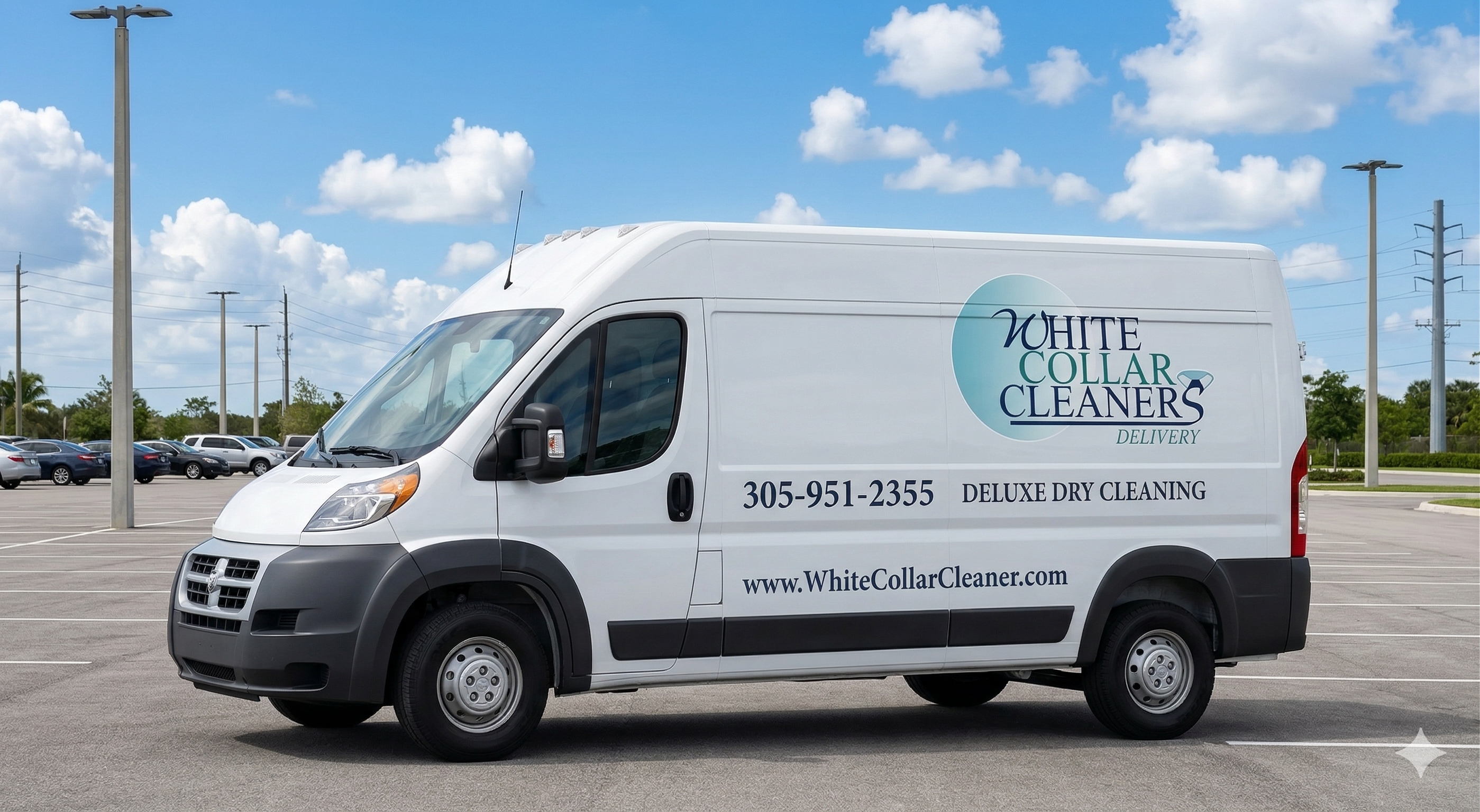 White Collar Cleaners bag drop service